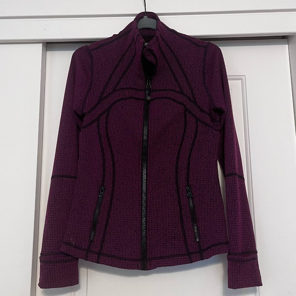 LULULEMON Define Jacket Black Cherry/Black Women's Size 8